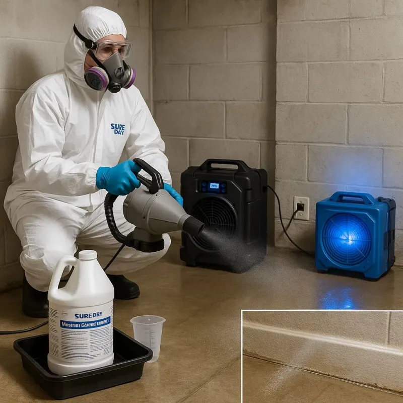 Sanitization and Odor Removal process in Belle Plaine, WI