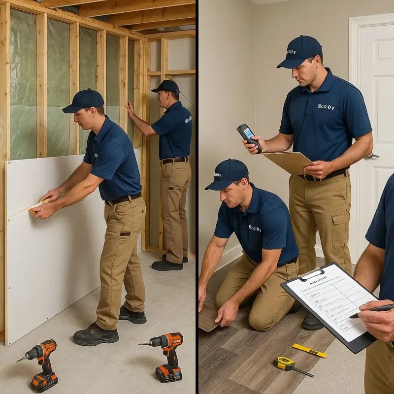 Repairs and Reconstruction process in Belle Plaine, WI